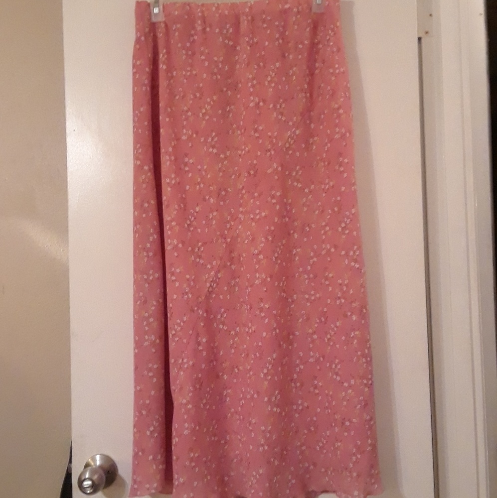 Long skirt, floral, size 12